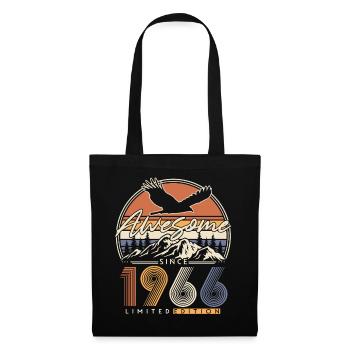 1966 Vintage Born Retro Birthday Gift - Tote Bag - black - Front