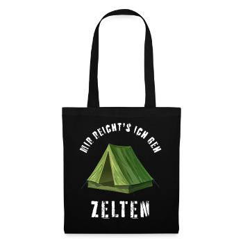 I've had enough, I'm going CAMPING Outdoor Fun Camping - Tote Bag - black - Front