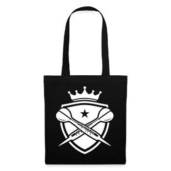 Armoiries de Fléchettes Fléchettes - Sac en tissu - noir - Devant