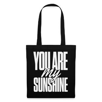 Tu es mon rayon de soleil Faute de frappe - Sac en tissu - noir - Devant
