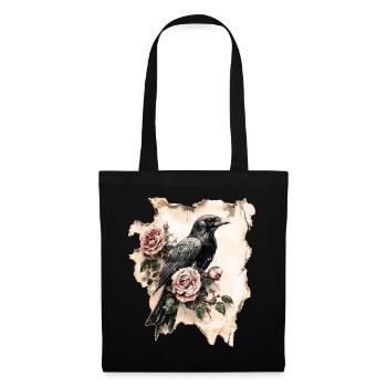 Raven - Tote Bag - black - Front