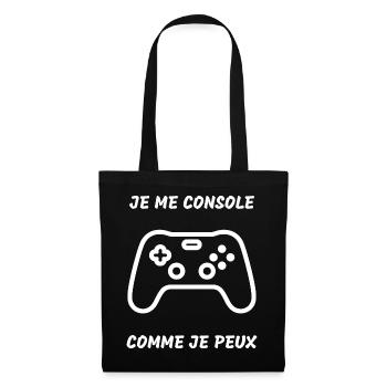 Videospiel-Controller - Stoffbeutel - Schwarz - Vorne