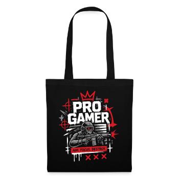 No Luck Just Skill Gamer - Tote Bag - black - Front