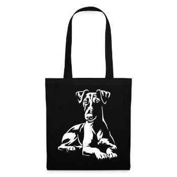 Fox Terrier "Black Edition" - Tote Bag - black - Front