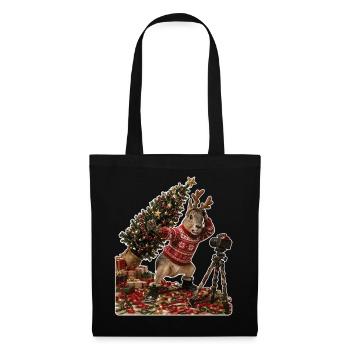 Photo de Noël complètement à côté de la plaque - Sac en tissu - noir - Devant