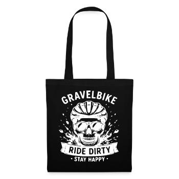 Randonnée Skull Dirty à vélo de gravier - Sac en tissu - noir - Devant