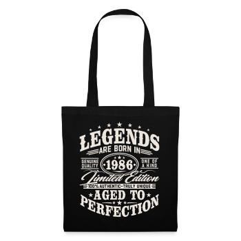 1986 Anniversaire Vintage Born Legends - Sac en tissu - noir - Devant