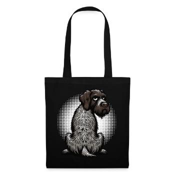 German Wirehaired German Wirehaired Owner - Tote Bag - black - Front