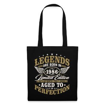 1986 Vintage Born Birthday Vintage Gift - Tote Bag - black - Front