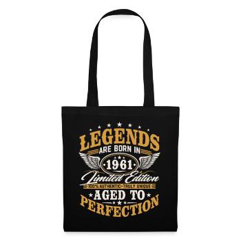 1961 Vintage Born Birthday Vintage Gift - Tote Bag - black - Front