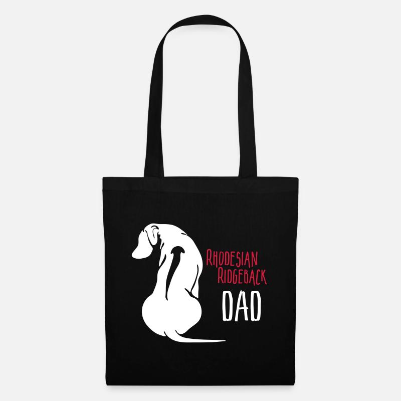 Rhodesian Ridgeback Papa - Sac en tissu - noir