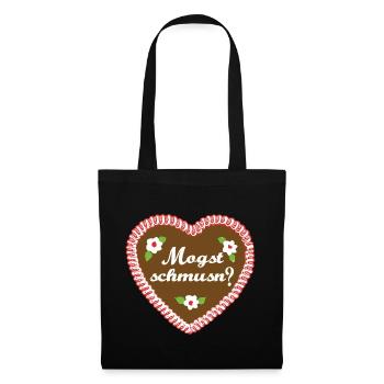 Gingerbread heart for - Tote Bag - black - Front