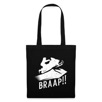 BRAAP !! - Sac en tissu - noir - Devant