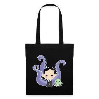 Lovecraft and Cthulhu - Tote Bag - black - Front