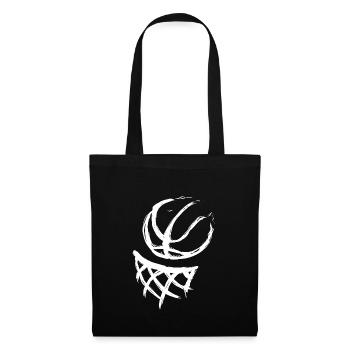 Joueur de basket- joueur de basket- cadeau de basket- - Sac en tissu - noir - Devant
