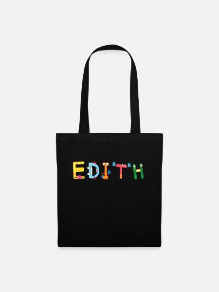 Edith - Stoffbeutel - Schwarz