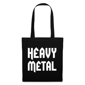 Heavy métal - Sac en tissu - noir - Devant