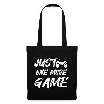 Gamer disant juste un autre jeu grunge - Sac en tissu - noir - Devant