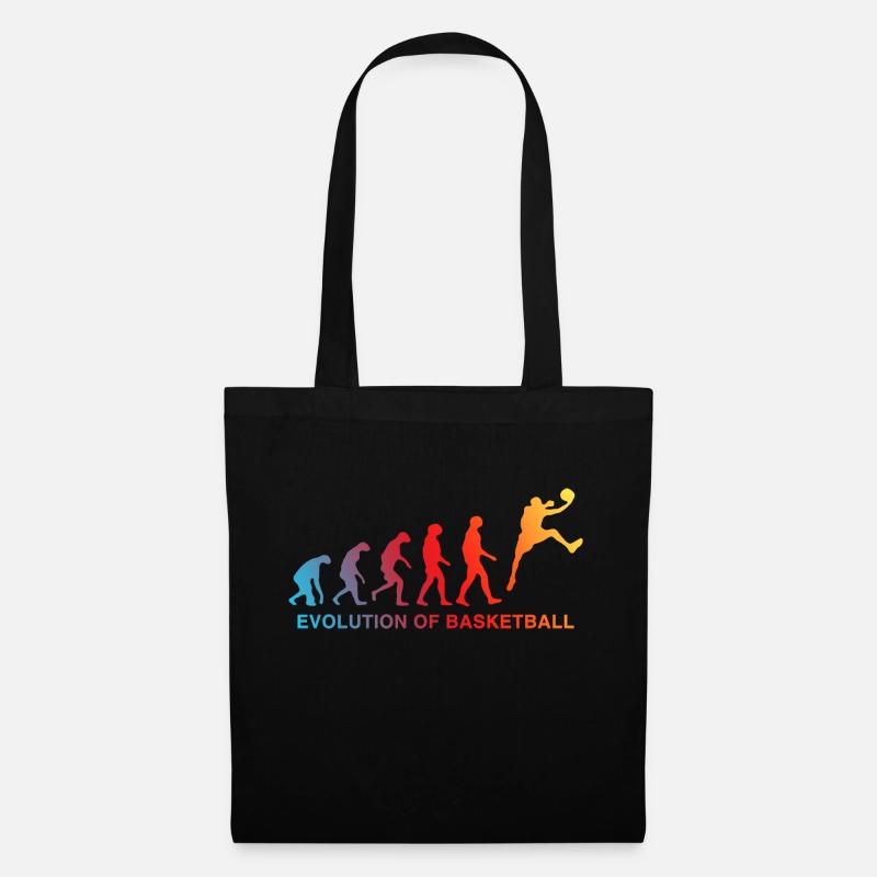 Evolution of Basket Gradient - Tote Bag - black