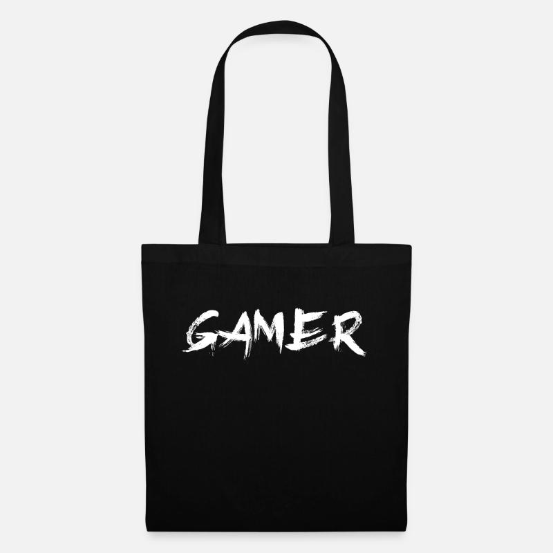 Gamer - Stoffbeutel - Schwarz