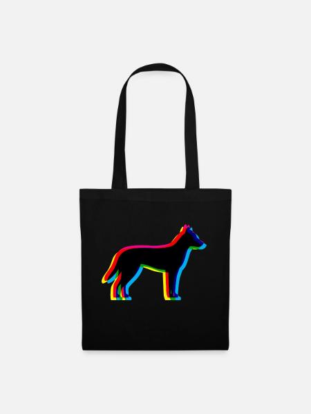 CMYK Dingo - Stoffbeutel - Schwarz