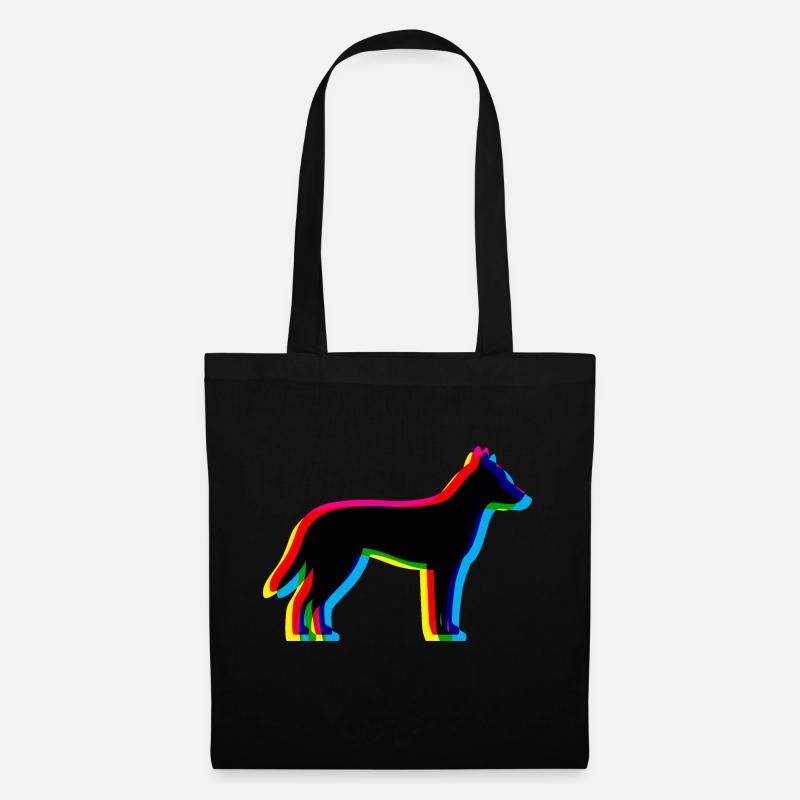 CMYK Dingo - Stoffbeutel - Schwarz