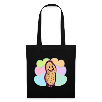 Retro Vintage Peanut Nut 80 Colorful Kids Baby - Sac en tissu - noir - Devant