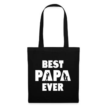 Meilleur papa de tous les temps - Sac en tissu - noir - Devant