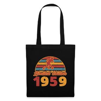 Anniversaire du footballeur 1959 - Sac en tissu - noir - Devant