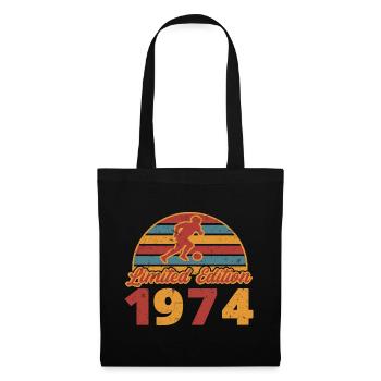 Football Football Player Sports Birthday 1974 - Tote Bag - black - Front