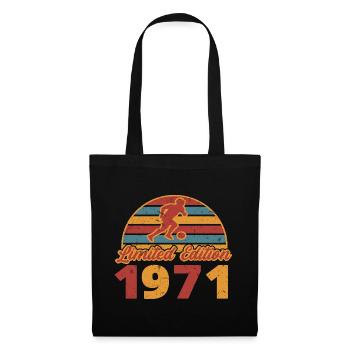 Footballer Football player Football birthday 1971 - Tote Bag - black - Front