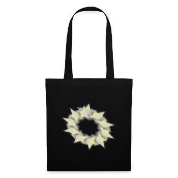 Pattern Star Circle effect - Tote Bag - black - Front