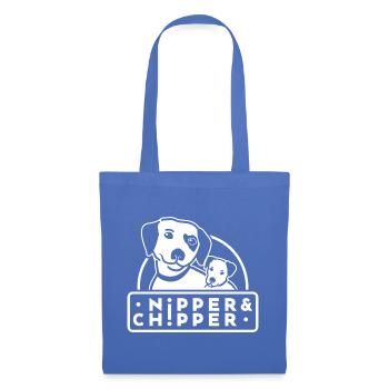 Nipper & Chipper Logo - Stoffbeutel - Hellblau - Vorne