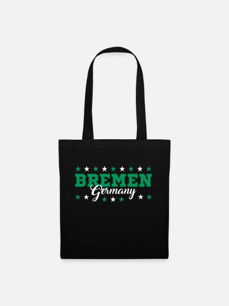 Bremen - Stoffbeutel - Schwarz
