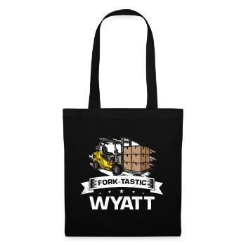 Forklift operator and forklift driver - Tote Bag - black - Front