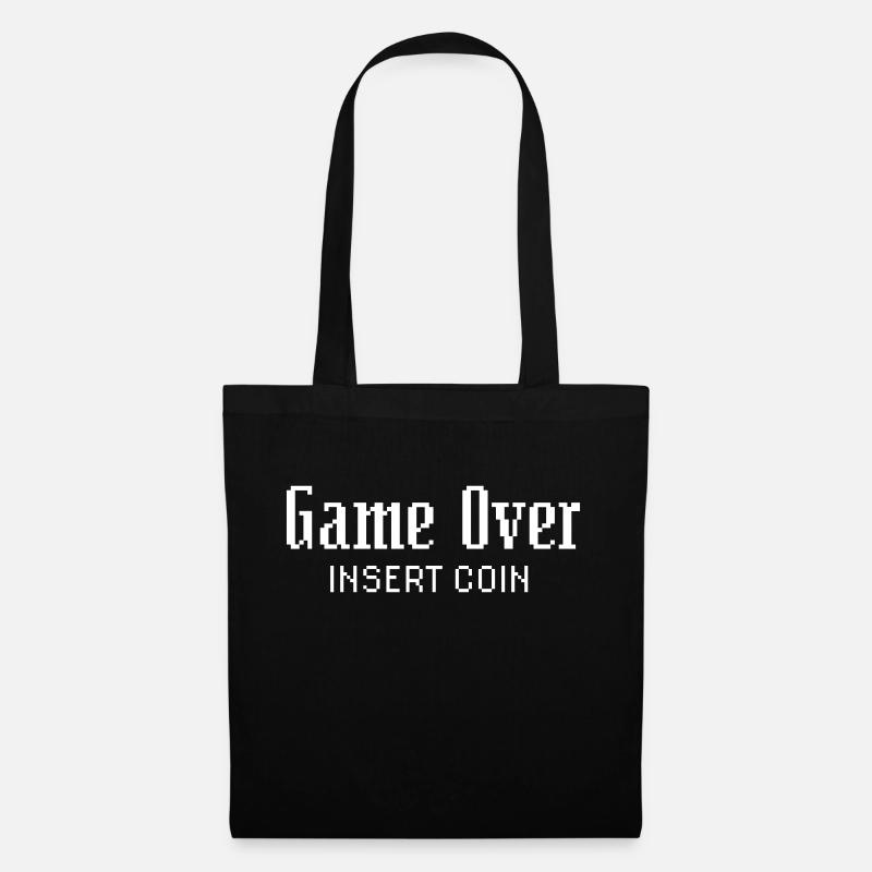 Game Over Insert Coin - Tote Bag - black