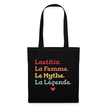Laetitia La femme le mythe la légende - Sac en tissu - noir - Devant