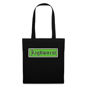 Jagdwurst - Stoffbeutel - Schwarz - Vorne