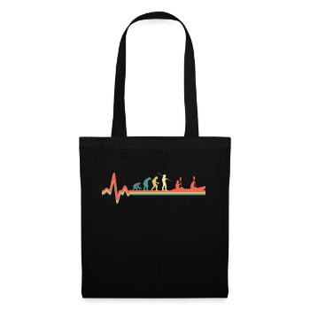 Canoe Evolution Kayak Retro - Sac en tissu - noir - Devant