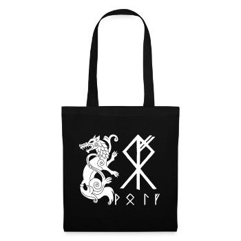 White Wolf Fenrir - Tote Bag - black - Front