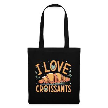 Croissant-Fan T-Shirt - Indulgent Style - Tote Bag - black - Front