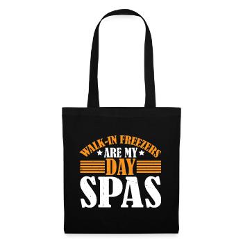 Les congélateurs-chambres sont mes spas de jour 3 - Sac en tissu - noir - Devant