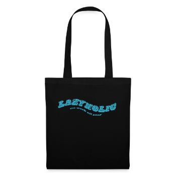 lazyholic - Stoffbeutel - Schwarz - Vorne