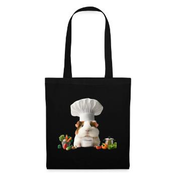 Chef Guinea Pig’s Gourmet Kitchen - Stoffbeutel - Schwarz - Vorne