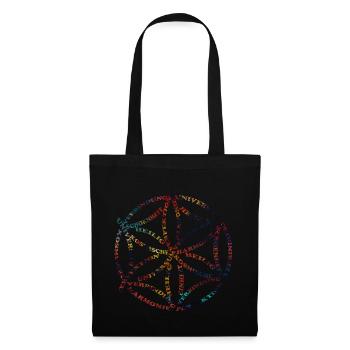 Flowers of Life, Sacred Geometry Gift Idea - Tote Bag - black - Front