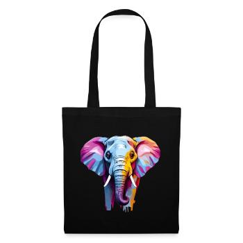 Beauty of this striking elephant - Tote Bag - black - Front