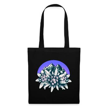 Alps, Allgäu, Tyrol, Edelweiss, Flower, Mountains, Mountain - Tote Bag - black - Front