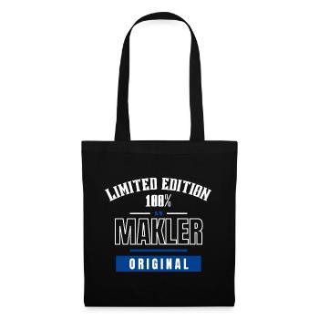Edition Limitée 100% - Courtier - Original - Sac en tissu - noir - Devant