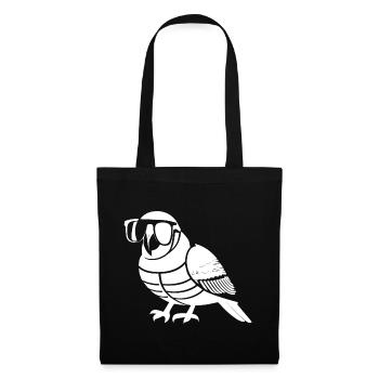 Lustiger Vogel mit Sonnenbrille Cool Bourke's Parak - Stoffbeutel - Schwarz - Vorne