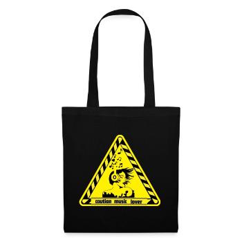Signal d’alarme pour les mélomanes - Sac en tissu - noir - Devant
